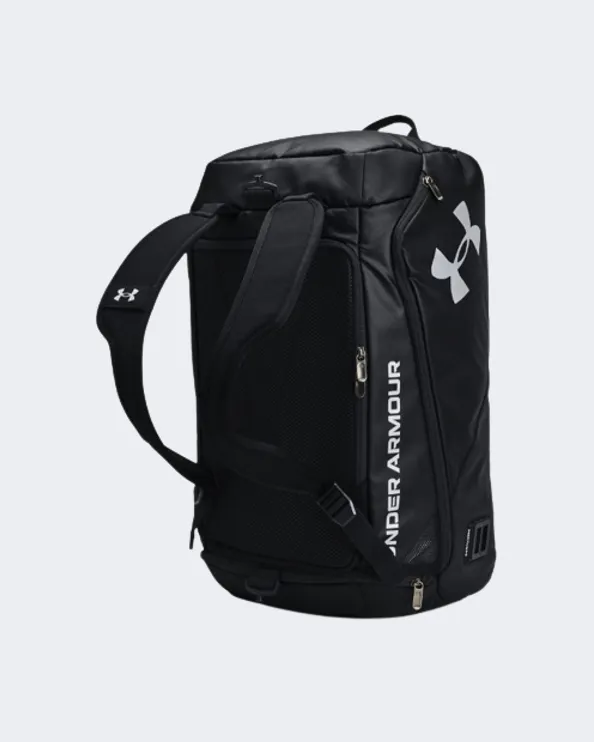 1361225-001 Ua Contain Duo Sm Duffle Blk Mtlc Slvr
