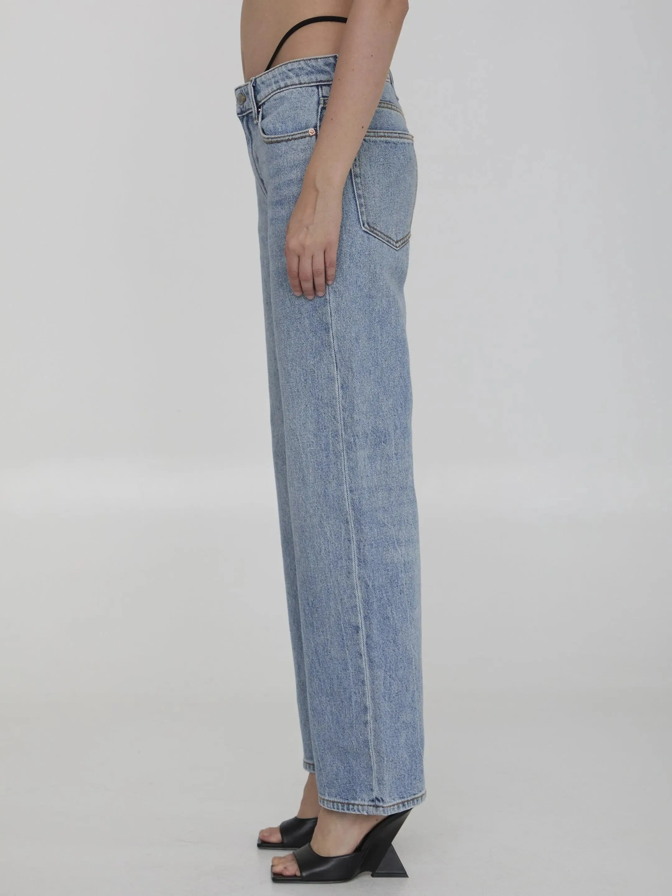 Alexander Wang Jeans With Pre-styled Thong