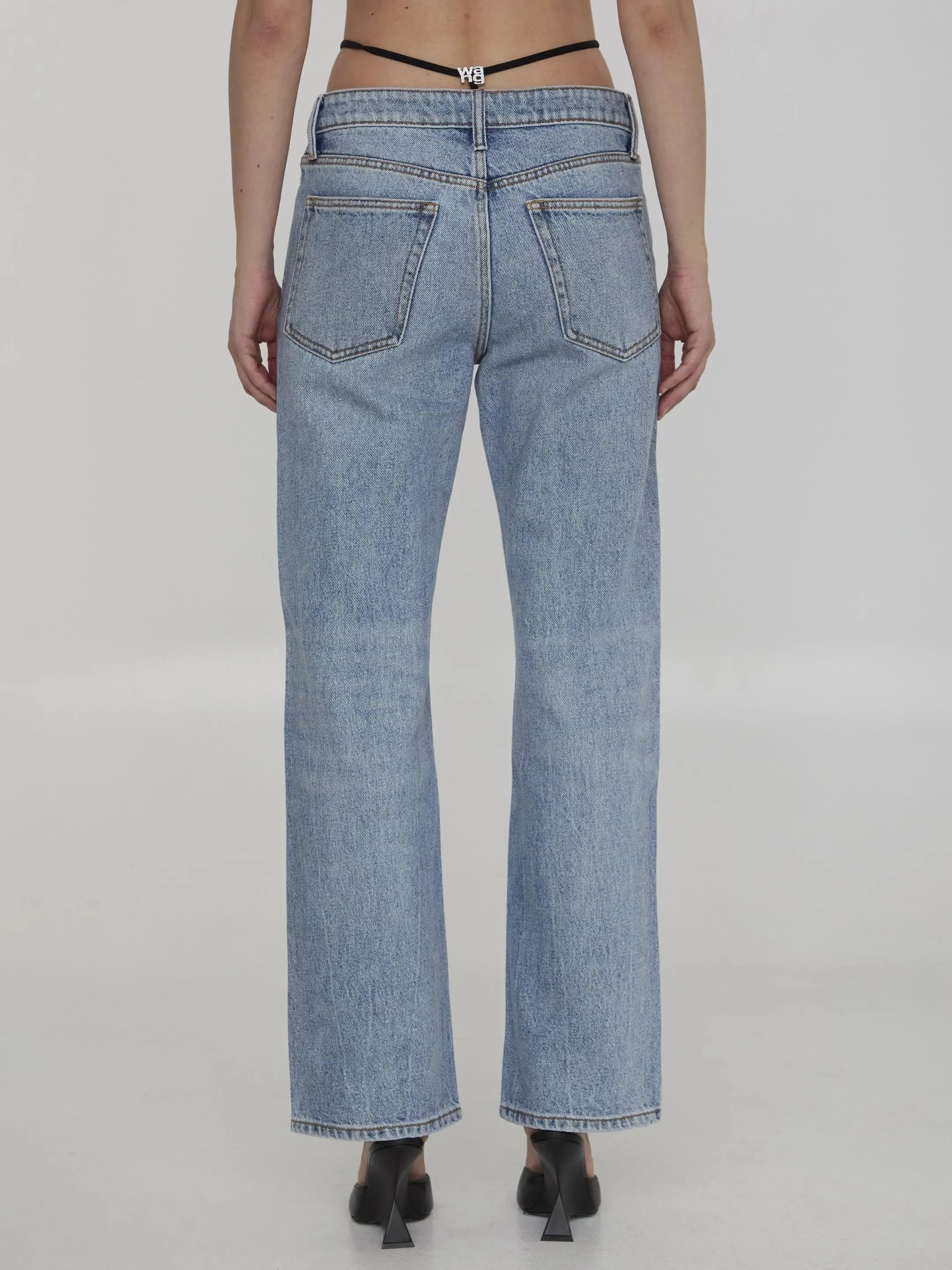 Alexander Wang Jeans With Pre-styled Thong
