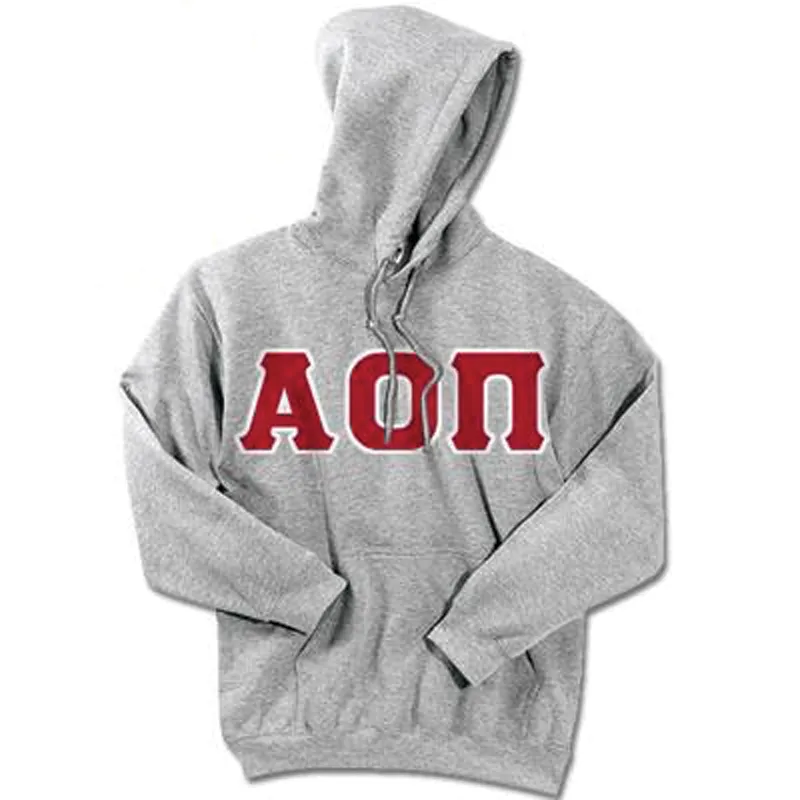 Alpha Omicron Pi Standards Hooded Sweatshirt - G185 - TWILL