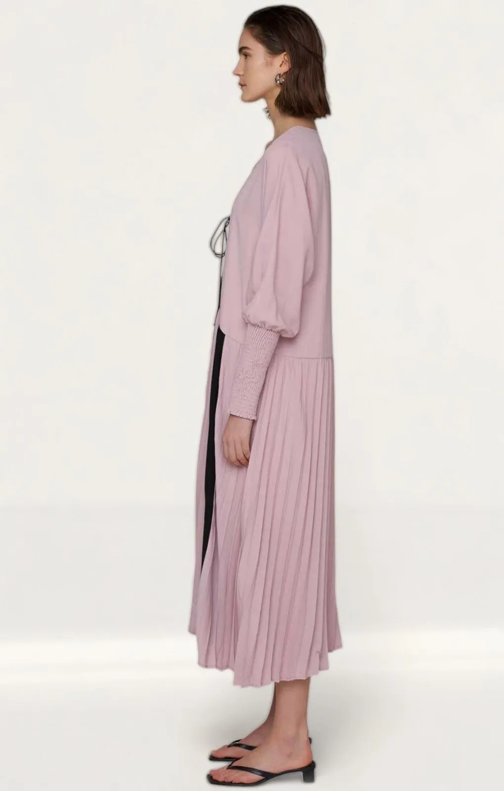 Amy Lynn Dusty Pink Holly Midi Dress