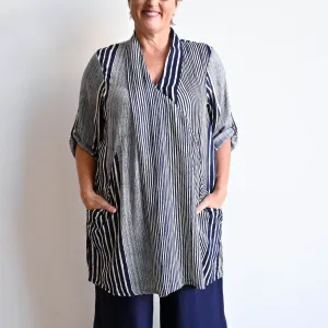 Apres Spa Tunic - Stripe