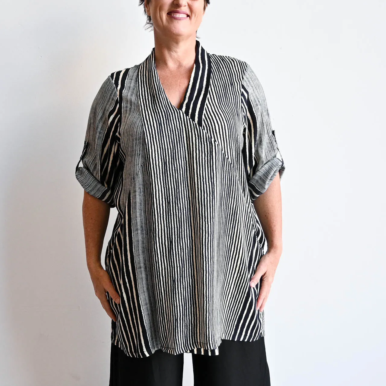 Apres Spa Tunic - Stripe