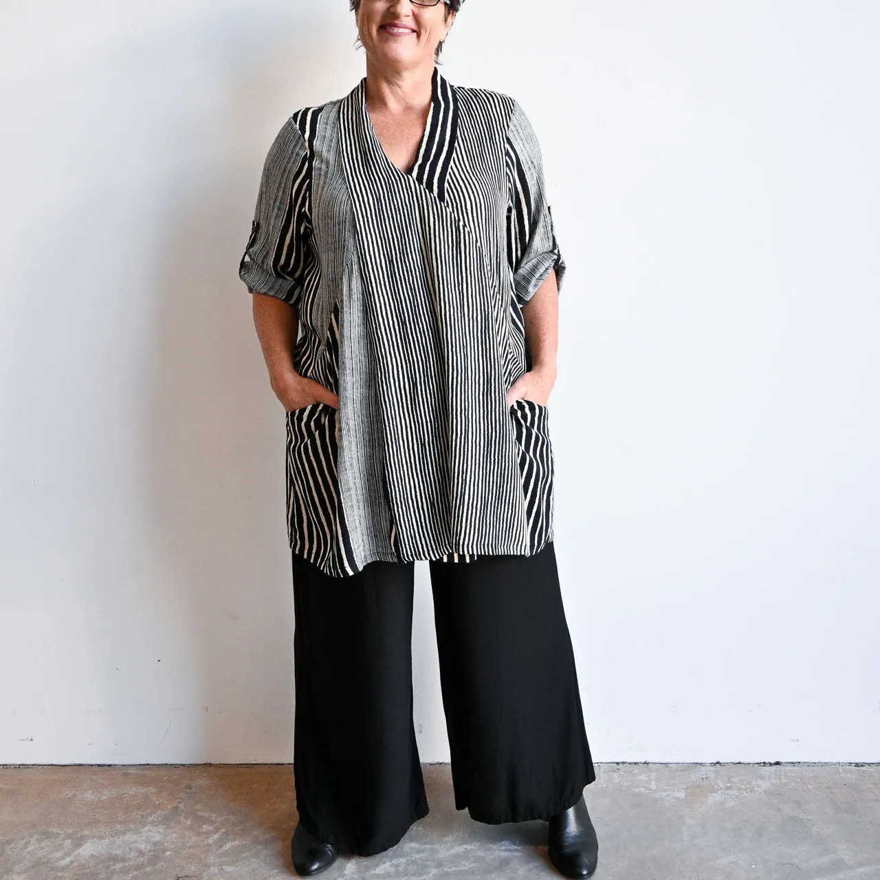 Apres Spa Tunic - Stripe