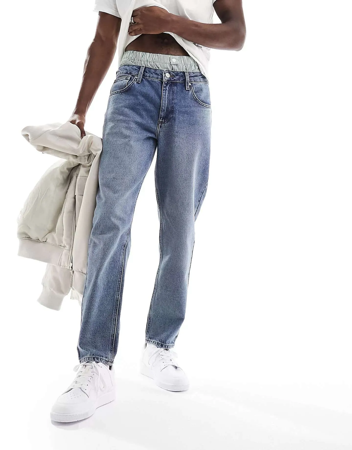 ASOS Classic Rigid Jeans in Blue