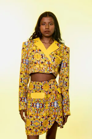Baroque Cropped Blazer