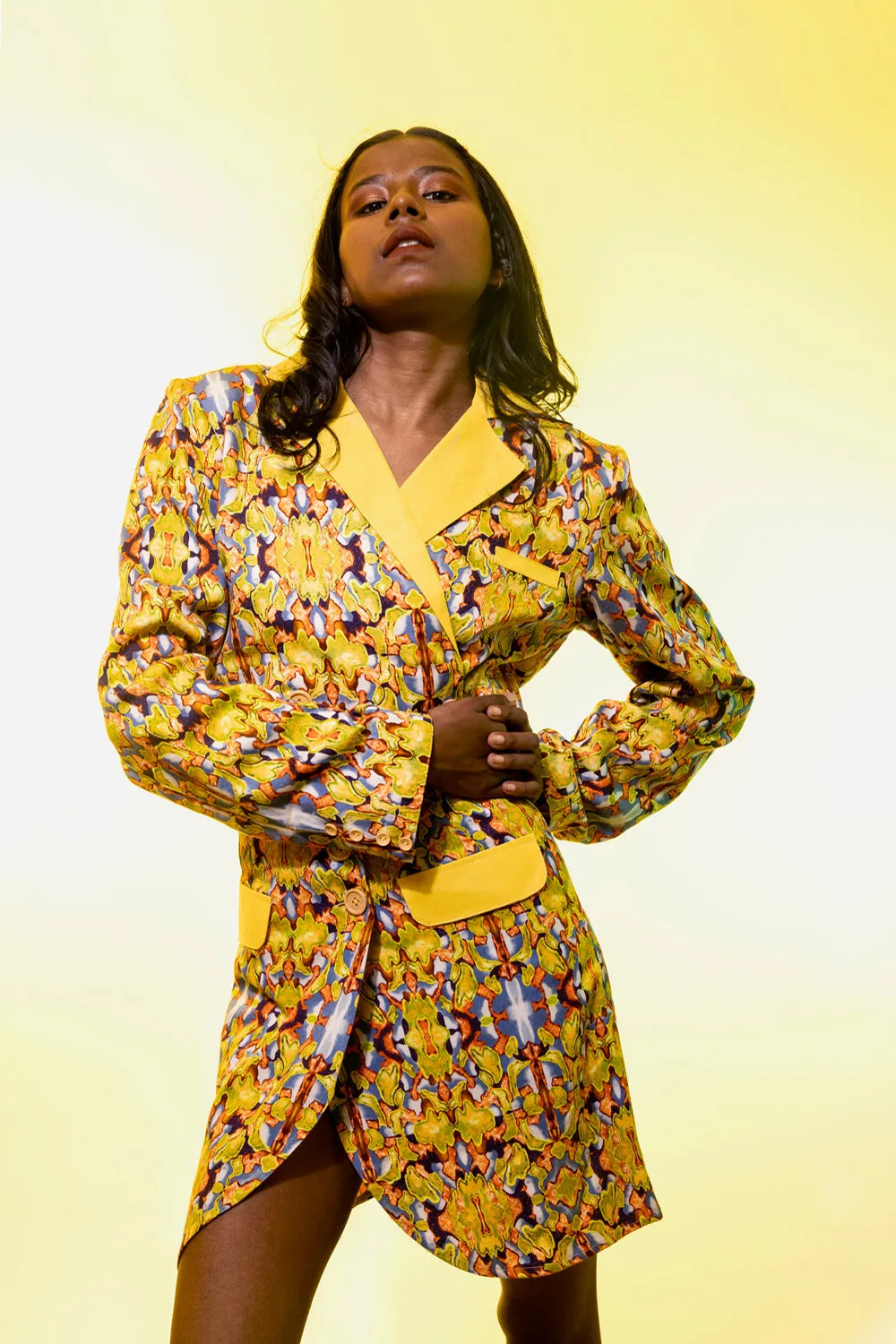 Baroque Cropped Blazer