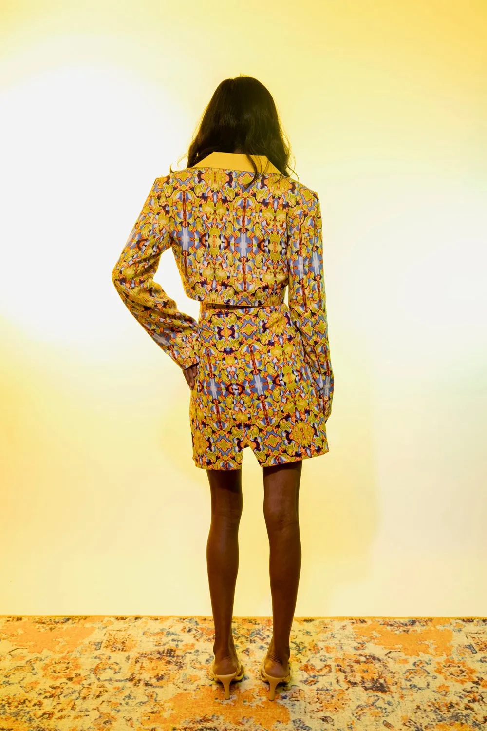 Baroque Cropped Blazer