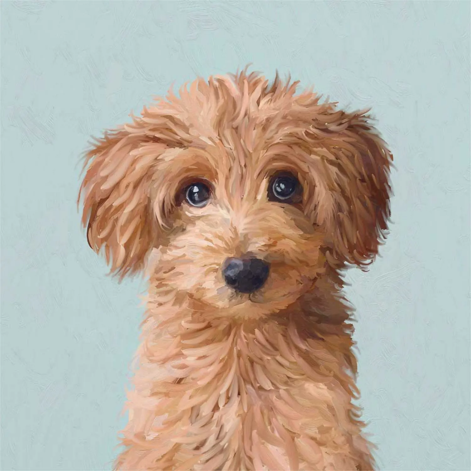 Best Friend - Irish Doodle Canvas Wall Art