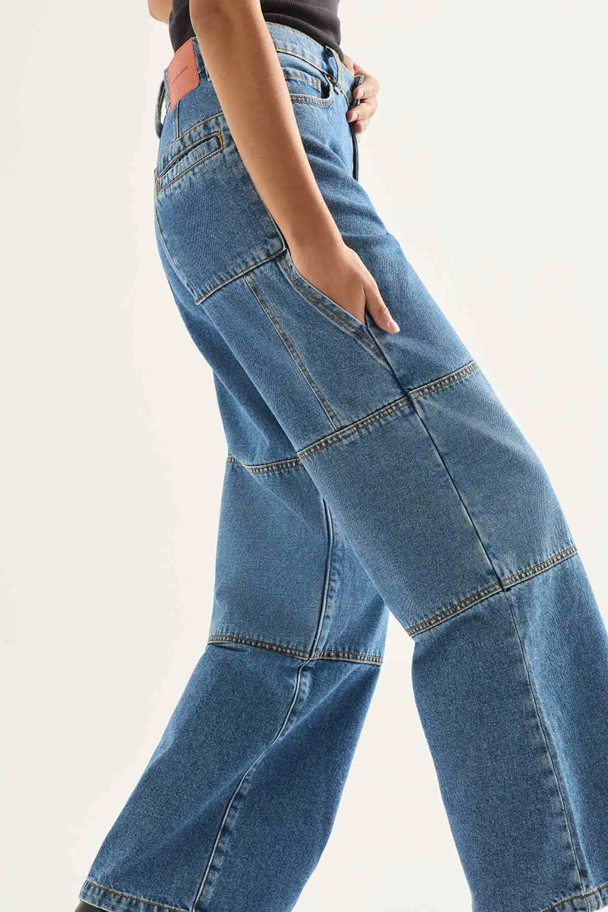 BIANCA MID WIDE LEG JEAN MOMENT MID BLUE
