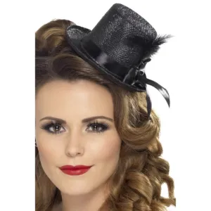 Black Mini Top Hat