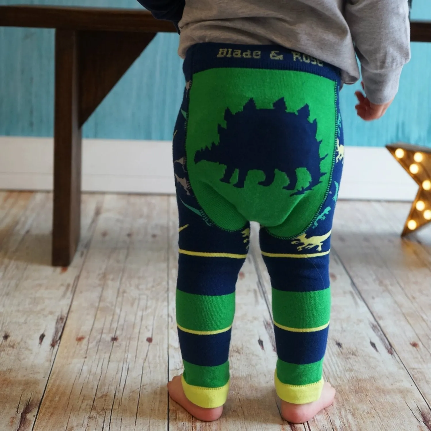 Blade and Rose Stegosaurus Leggings 劍龍彈力嬰兒屁屁褲(0-6m)