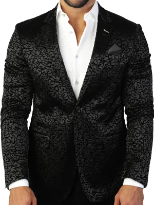 Blazer Socrate FlockBranch Black