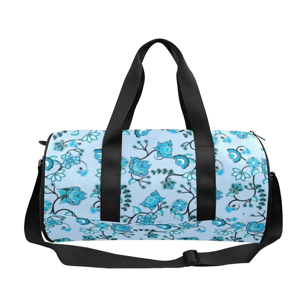 Blue Floral Amour Duffle Bag