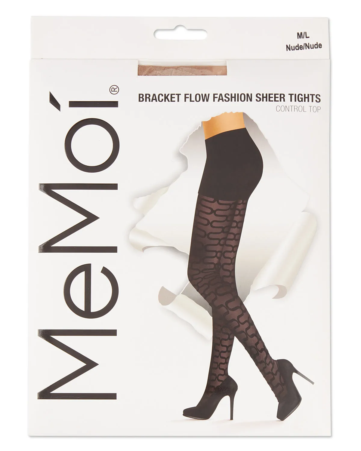 Bracket Flow Fashion Sheer Tights