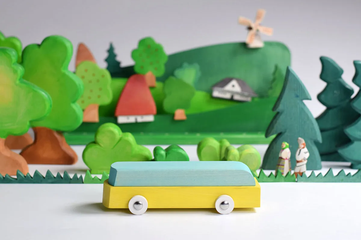Bumbu Handmade Wooden Bus - #6