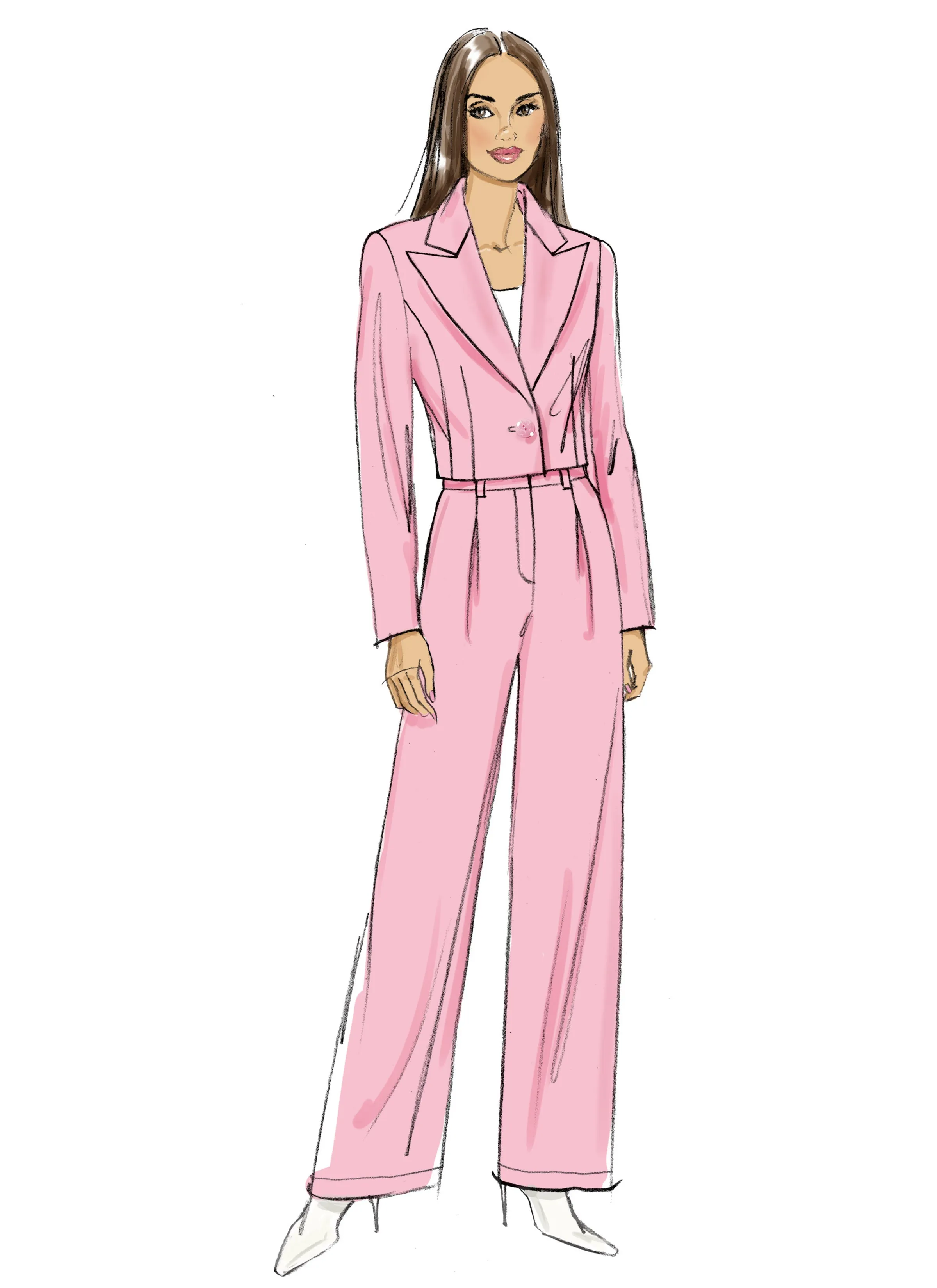 Butterick sewing pattern B7012 Misses' Jacket, Skirt, and Pants
