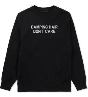 Camping Hair Dont Care Mens Crewneck Sweatshirt