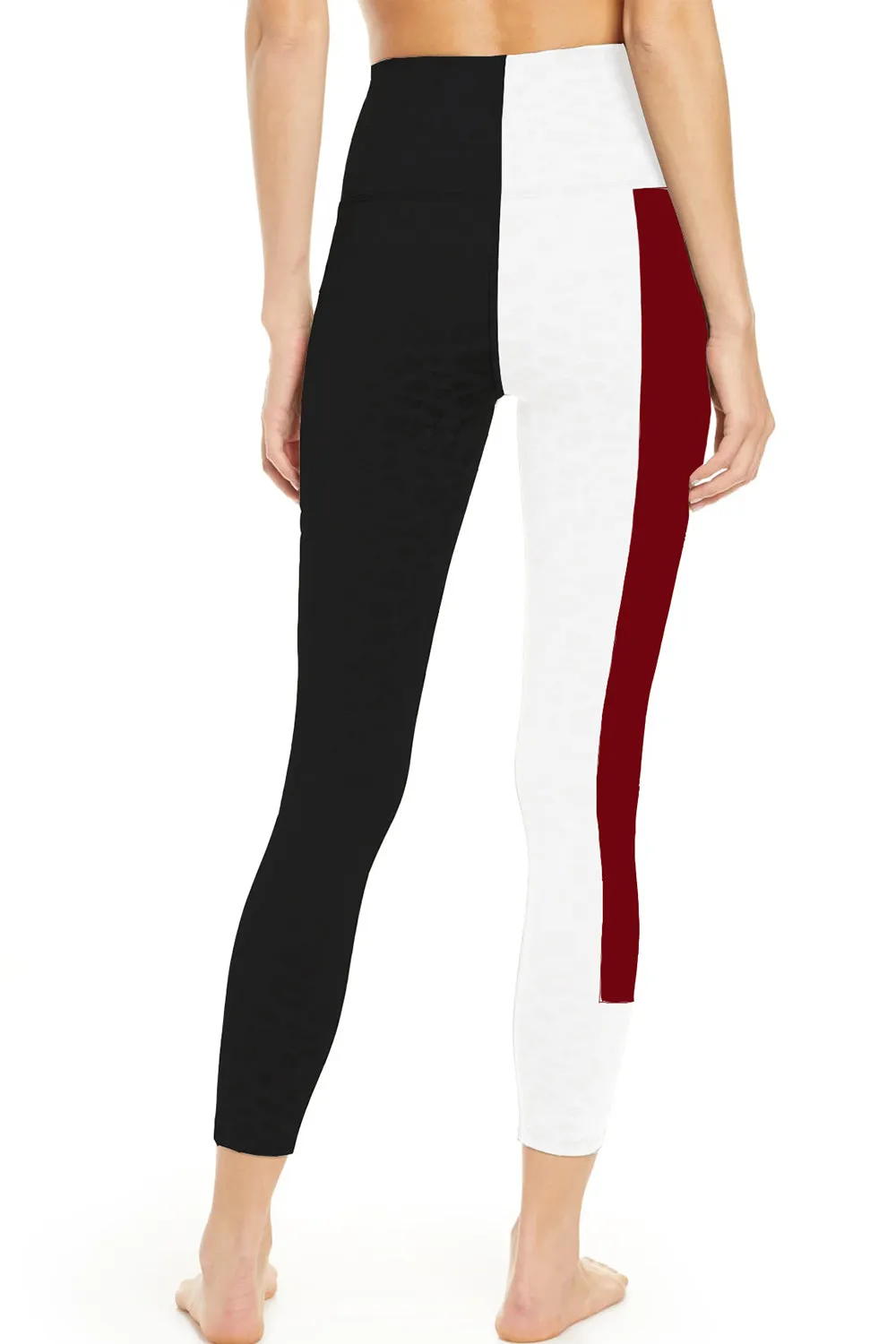 Casual Patched Leggings