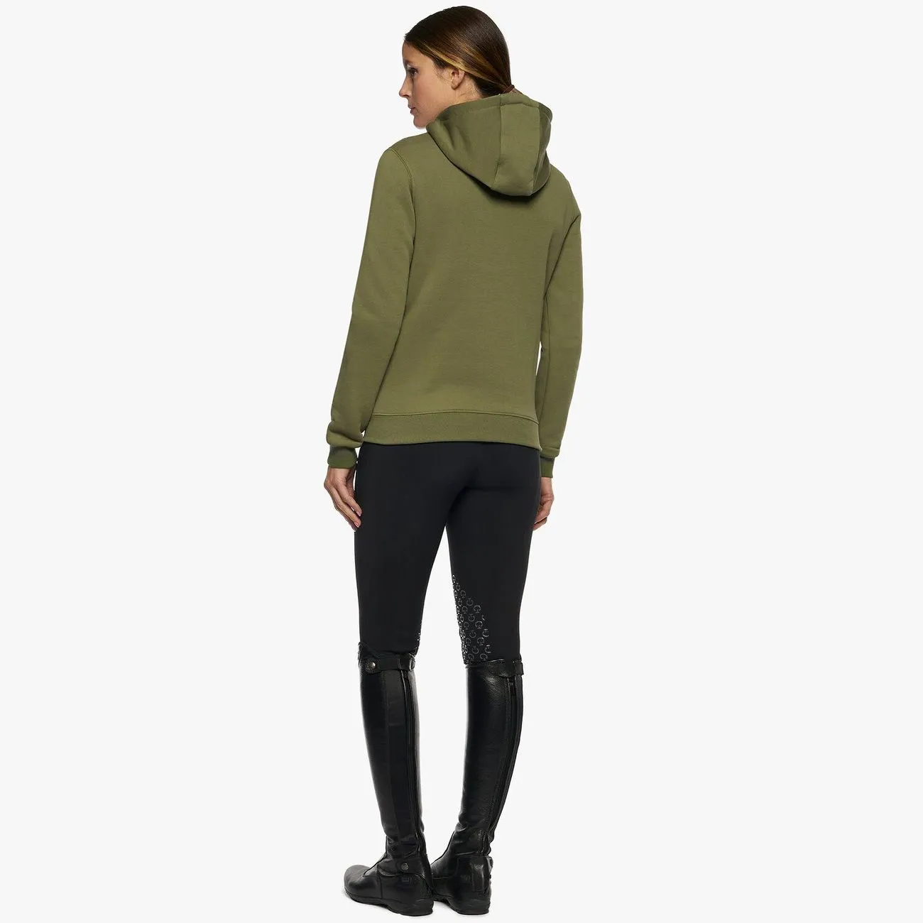 CAVALLERIA TOSCANA WOMAN SWEATSHIRT WITH HOOD AND ZIP