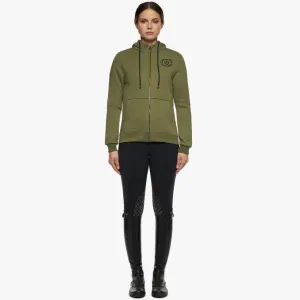 CAVALLERIA TOSCANA WOMAN SWEATSHIRT WITH HOOD AND ZIP