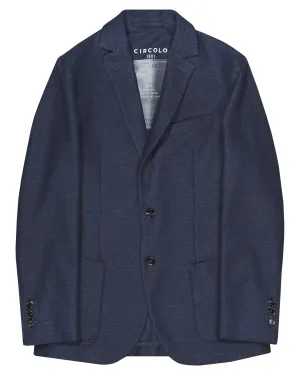 Circolo 1901 Cotton and Linen Blazer - Blue
