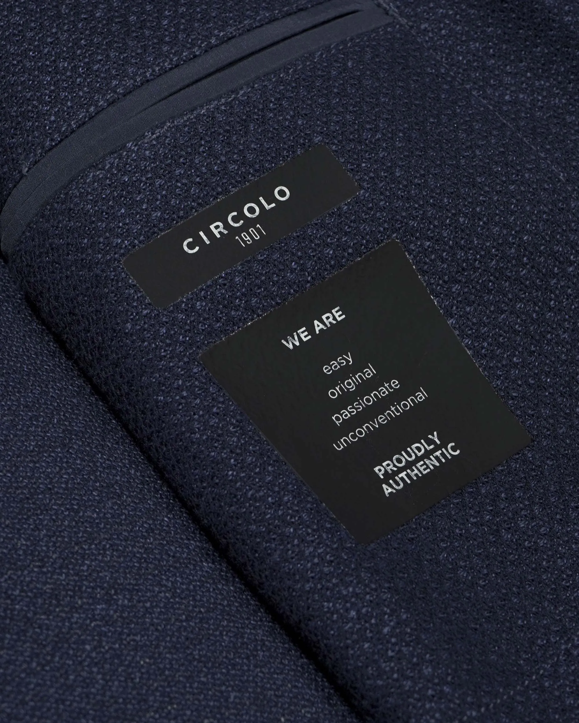 Circolo 1901 Cotton and Linen Blazer - Blue