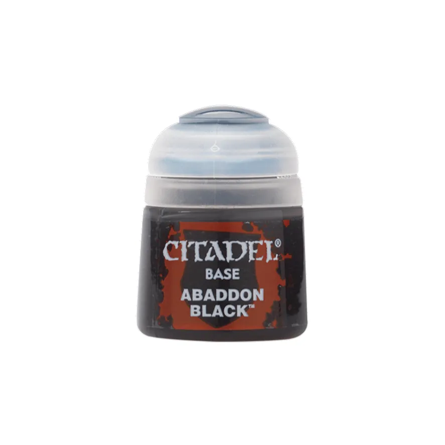 Citadel Base Abaddon Black 21-25 Acrylic Paint 12ml