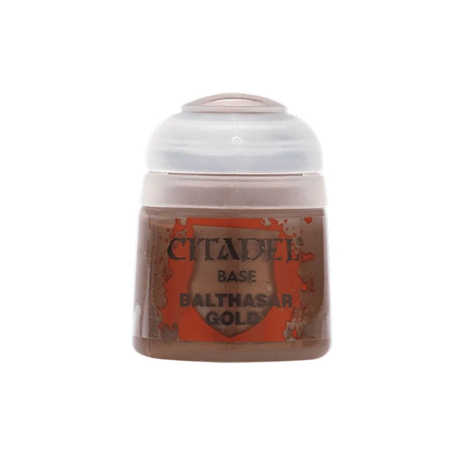 Citadel Base Balthasar Gold, 21-29 Acrylic Paint 12ml