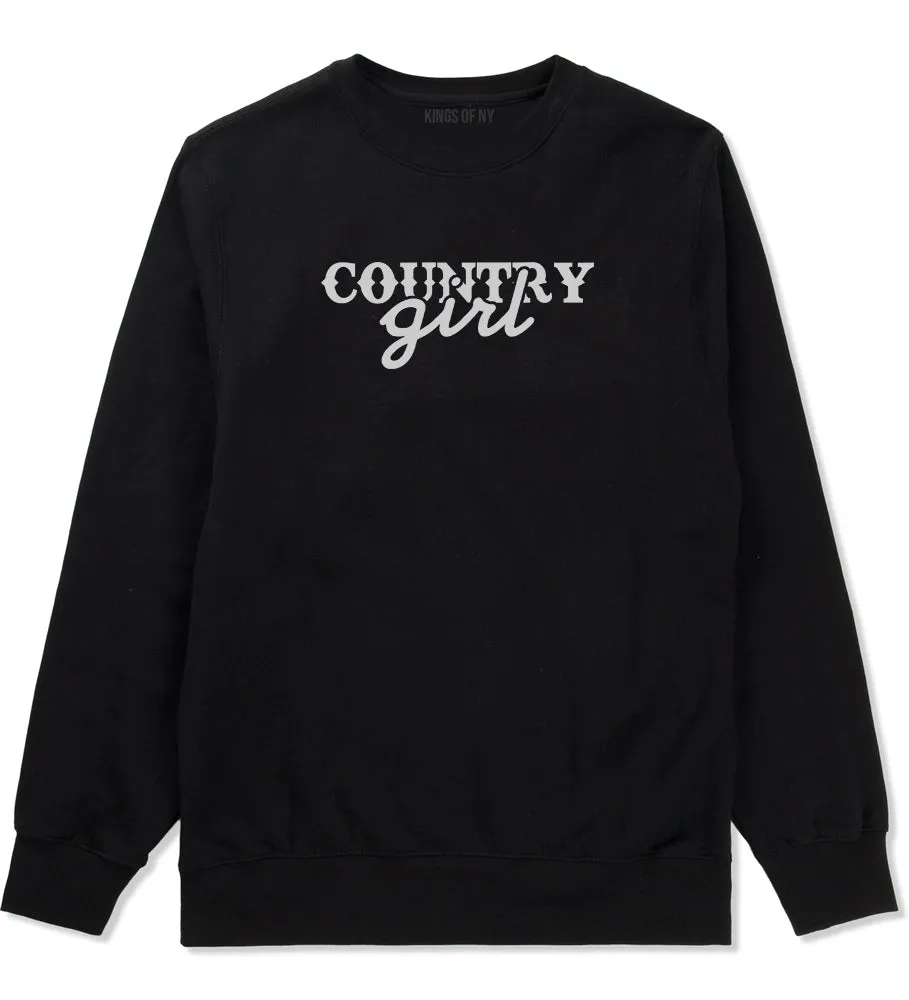 Country Girl Mens Crewneck Sweatshirt