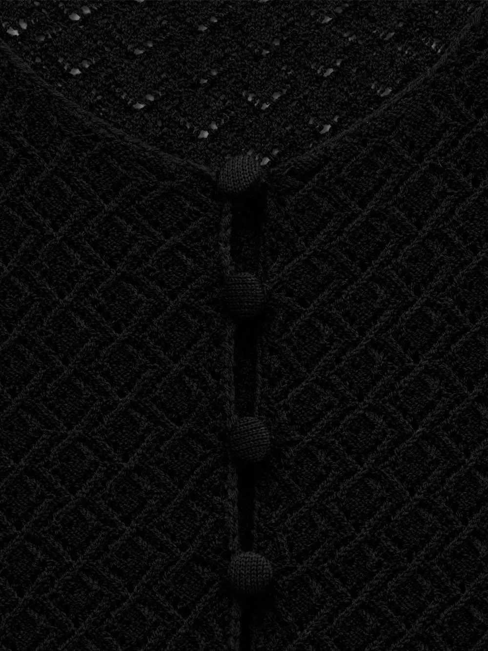 Crochet knit dress