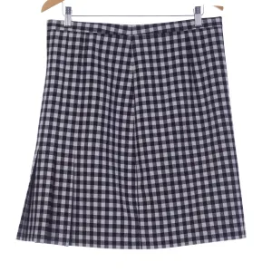 Diane Von Furstenberg Black and White Check Skirt UK SIze 16 Diane Von Furstenberg Black and White Check Skirt UK SIze 16