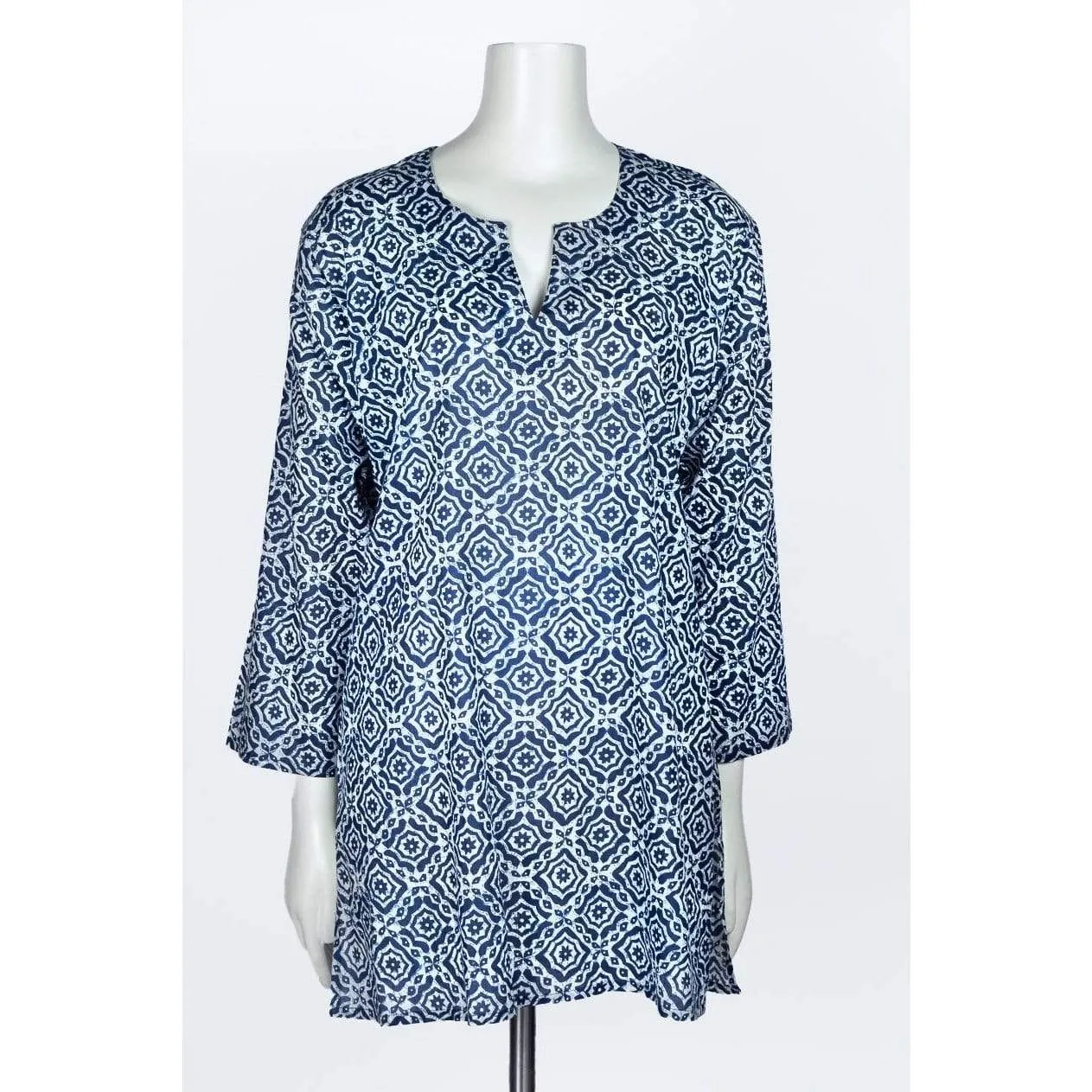 Dolma Blue Medallion Tunic