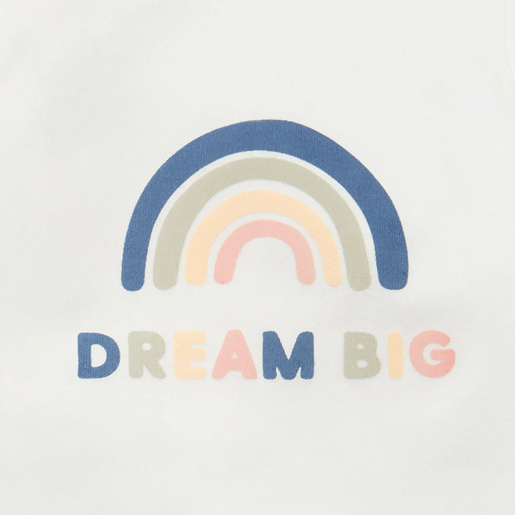Dream Big Slogan Long Sleeve T-Shirt & Ribbed Leggings Outfit