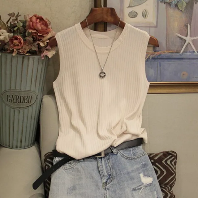Dunnmall Chic Plain Tank Top