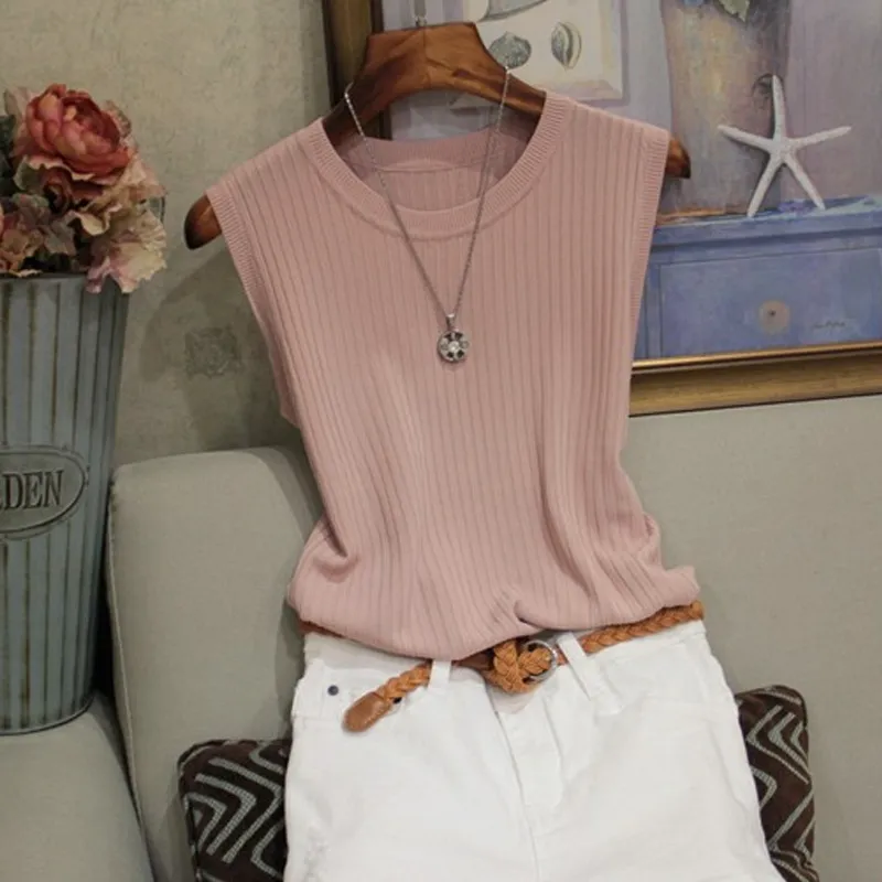 Dunnmall Chic Plain Tank Top