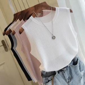 Dunnmall Chic Plain Tank Top