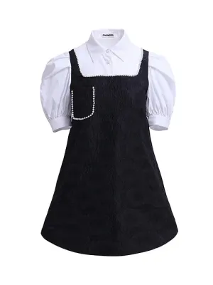 EIMISMOSOL Puff Sleeve Dress