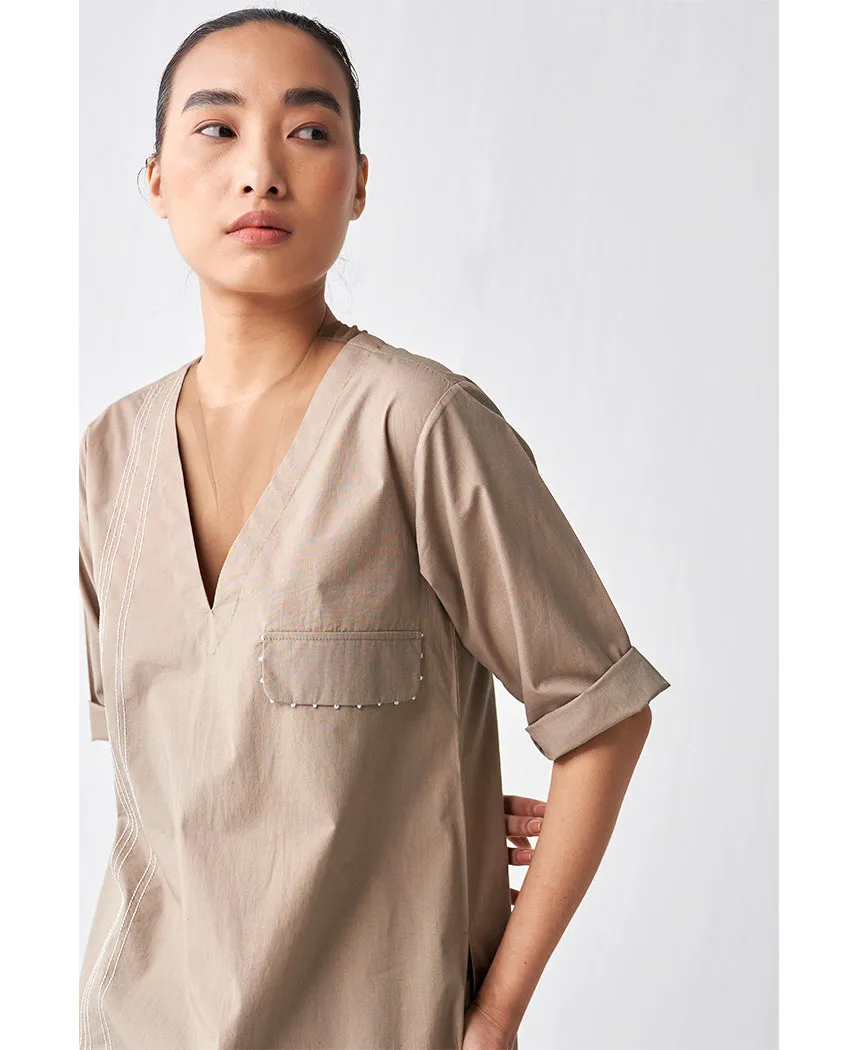 Flap Pocket Tunic Set