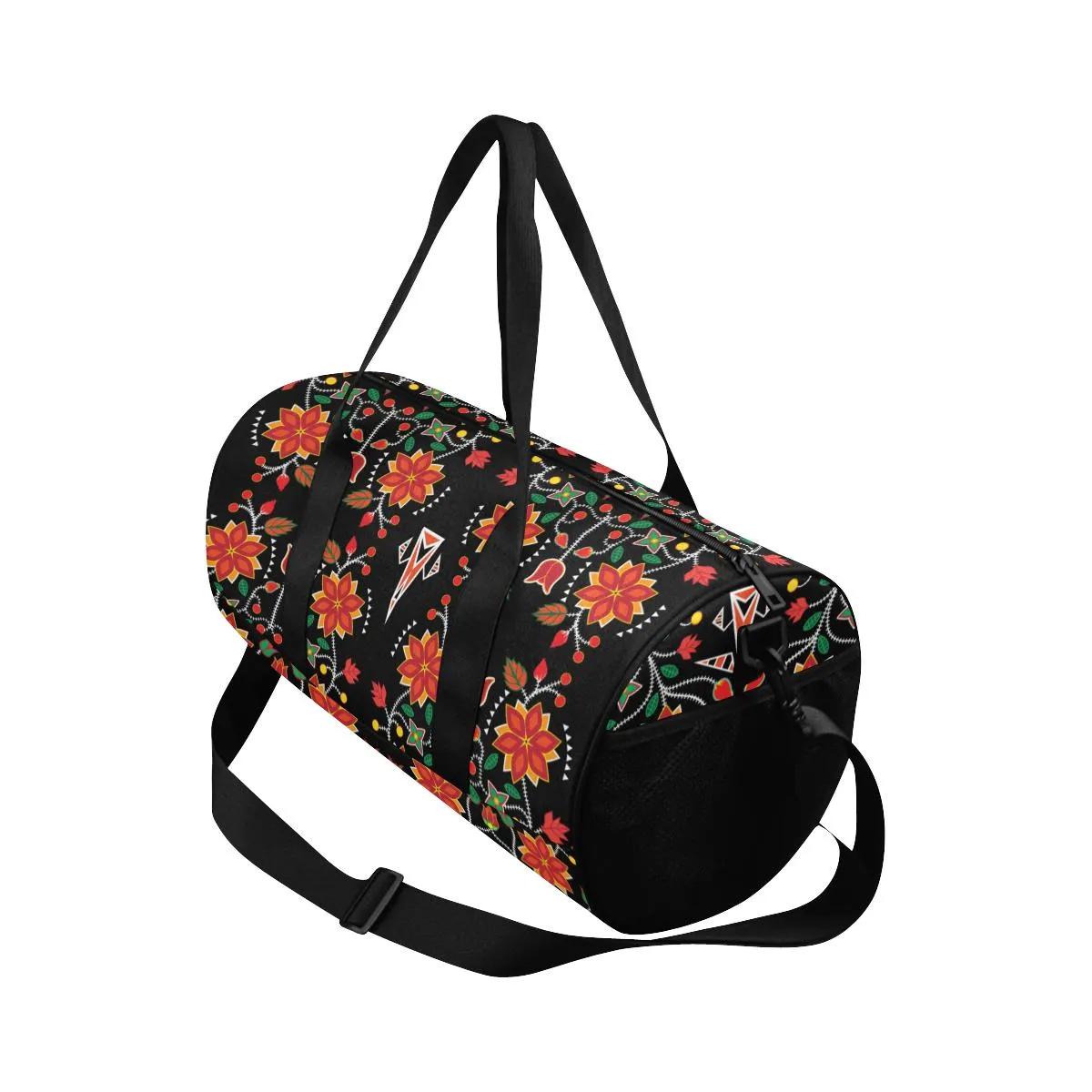 Floral Beadwork Six Bands Duffle Bag