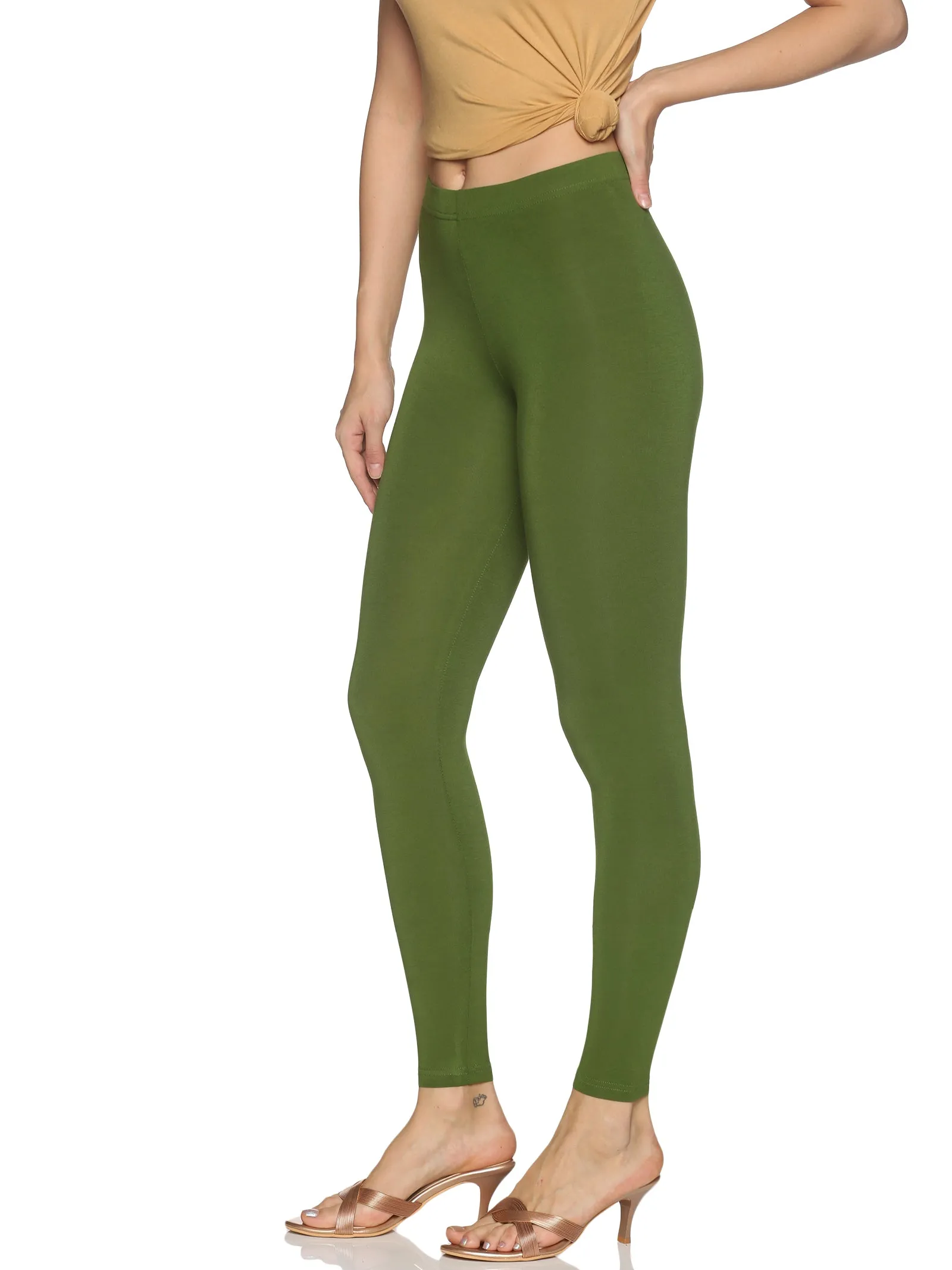 Forest green ankle