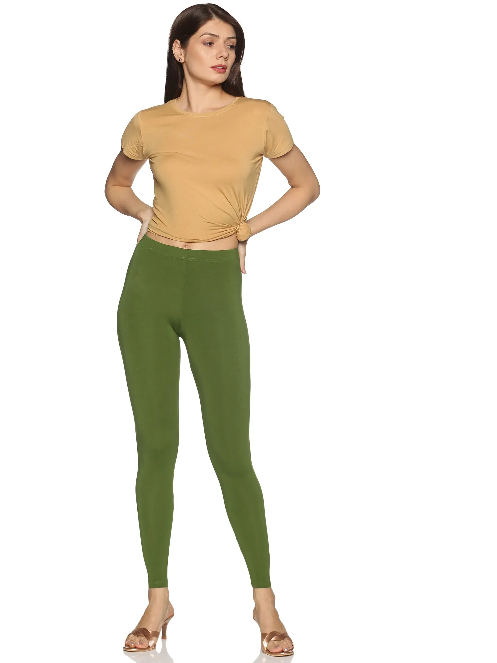Forest green ankle