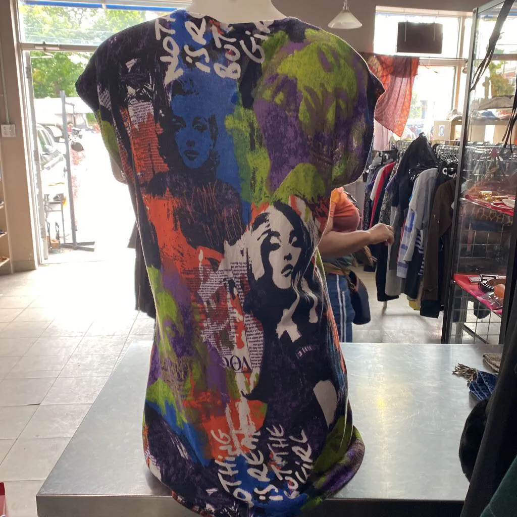 Fresh FX Marilyn Monroe knit tunic/dress L