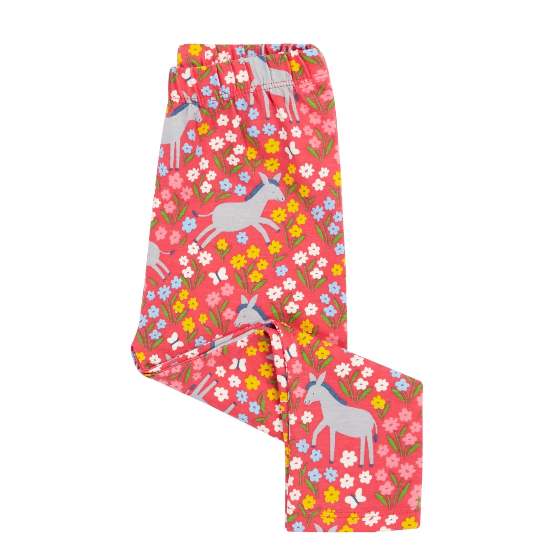 Frugi Infant Libby Leggings Donkey Drove