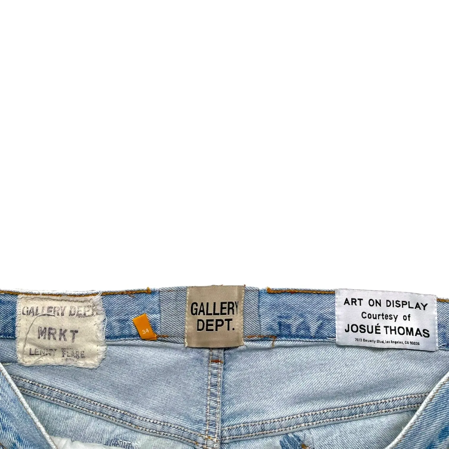 Gallery Department Lenny Flare Denim Jeans Indigo Pre-Owned