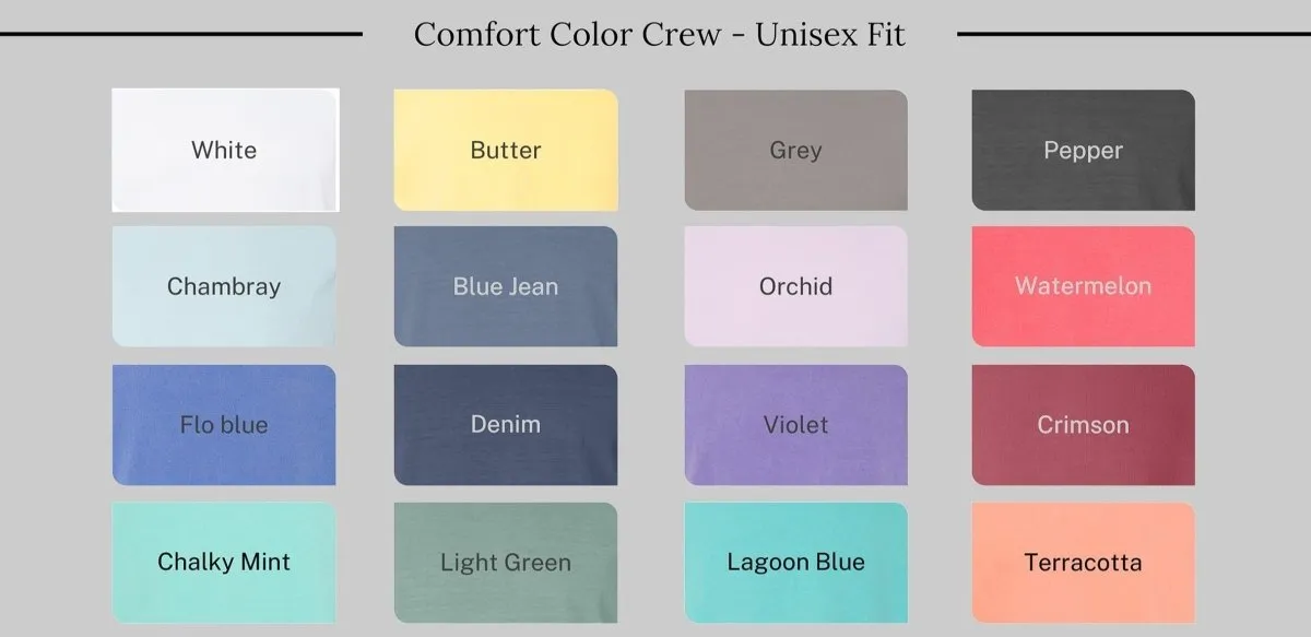 Gym Life Comfort Colors Crew