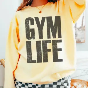 Gym Life Comfort Colors Crew