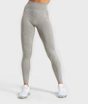 Gymshark Flex High Waisted Leggings - Khaki Marl/Taupe