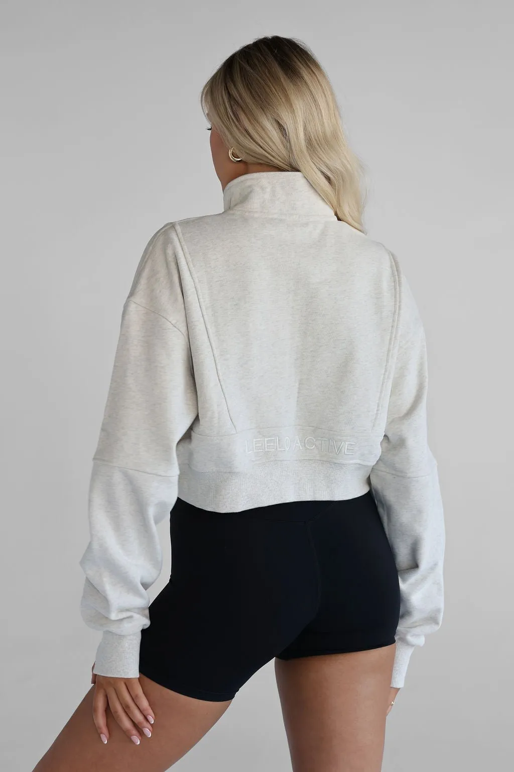 Half Zip Sweater - Oatmeal