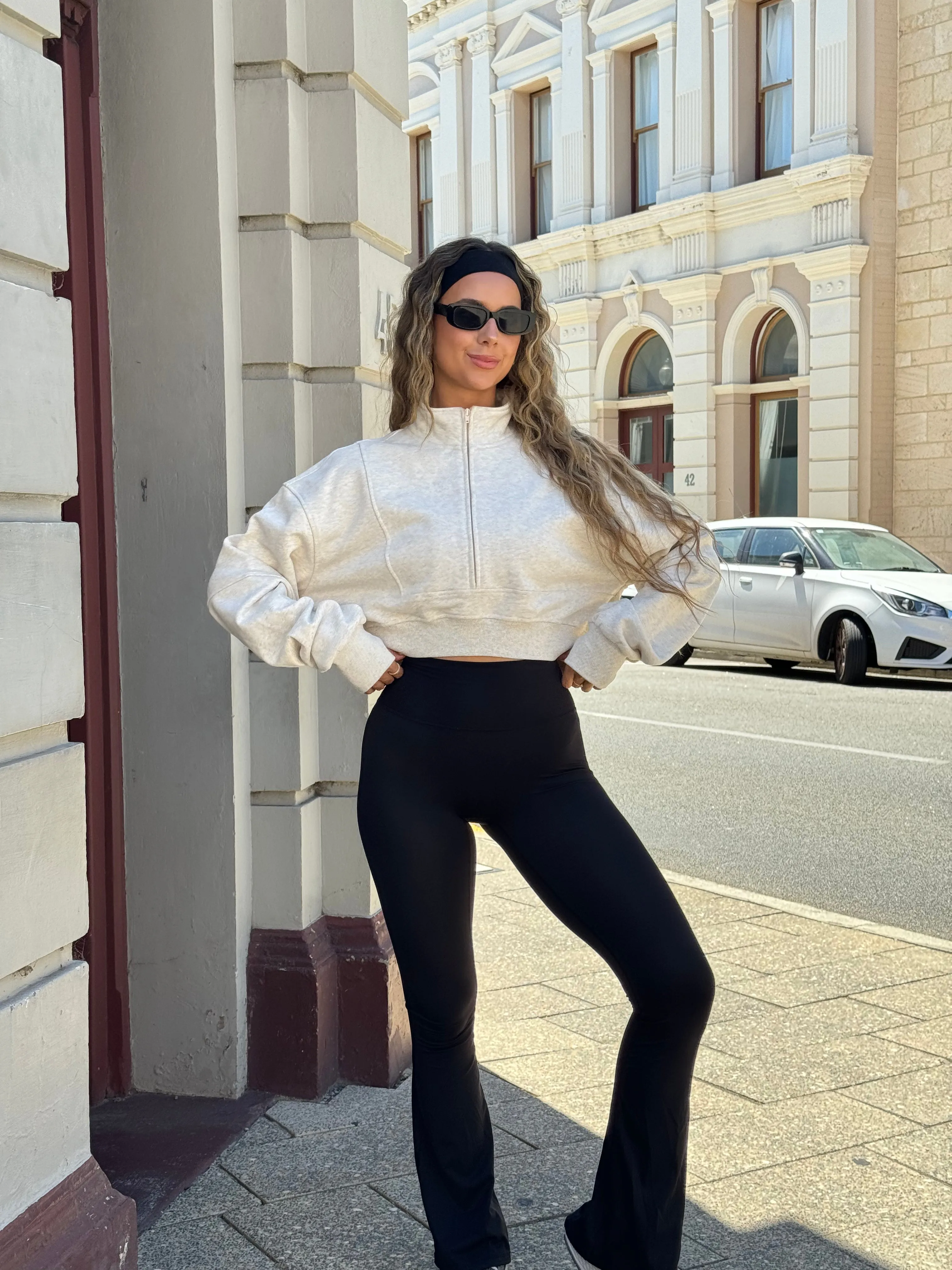 Half Zip Sweater - Oatmeal